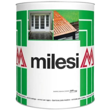 MILESI teraszlazúr vizes xwc 5 l vörös fenyő 601 favédőszer és lazúr