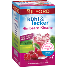 Milford Gyümölcstea milford kühl & lecker málna-cseresznye 20 filter/doboz tea