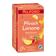 Milford őszibarack-citrom ízű gyümölcstea 20x2,25g 45 g tea