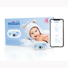  Milian légzésfigyelõ PRO Bluetooth Twins 4db érzékelõlappal légzésfigyelő