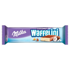 Milka Coconut Waffelini alpesi tej felhasználásával készült tejcsokoládéval töltött ostya 31 g csokoládé és édesség