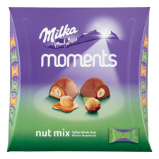 Milka Csokoládé milka moments nut mix egészmogyorós 169g csokoládé és édesség