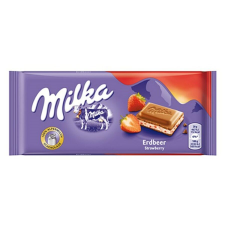 Milka Csokoládé táblás MILKA Epres-Joghurtos 100g csokoládé és édesség