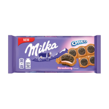 Milka epres oreo táblás csokoládé - 92g csokoládé és édesség