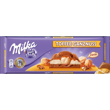 Milka Milka táblás toffee egészmogyorós 300g csokoládé és édesség