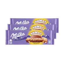 Milka MMMax kakaós alpesi tejcsokoládés-kekszesz táblás csokoládé (3x300 g) csokoládé és édesség