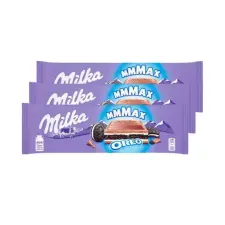 Milka MMMax Oreo táblás csokoládé (3x300 g) csokoládé és édesség