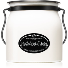 Milkhouse Candle Co. Creamery Frosted Oak & Amber illatgyertya Butter Jar 454 g gyertya