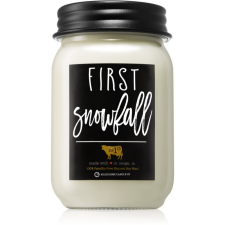 Milkhouse Candle Co. Farmhouse First Snowfall illatgyertya Mason Jar 369 g gyertya