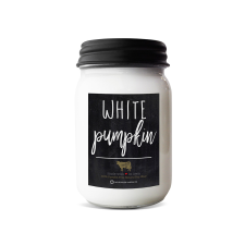 Milkhouse Candle Co. MILKHOUSE GYERTYA Fehér Sütőtök illatgyertya Farmhouse Jar (368 g), gyertya