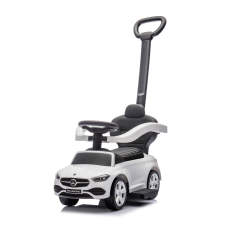 Milly Mally Bébitaxi tolókarral MERCEDES C-Class Deluxe Milly Mally White lábbal hajtható járgány