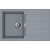Miló beépíthető gránit mosogató Piatto 78 szürke