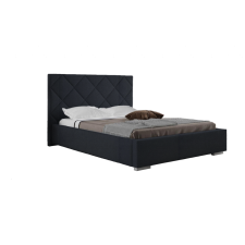 milo CASSIUS ágyrácsos ágy, sötétbarnás-szürke ágy és ágykellék