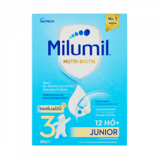Milumil Junior 3 vanília ízű gyerekital 12 hó+ (500 g) bébiétel