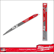 Milwaukee Fűrészlap kardfűrészhez, szöges fa 300 mm TCT AX 300 - Milwaukee fűrészlap