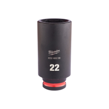  MILWAUKEE Gépi hosszú dugókulcs 3/8" 22 mm CrMo dugókulcs