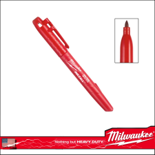 Milwaukee Jelölő filctoll alkoholos, hegyes 1 mm  Milwaukee PIROS filctoll, marker