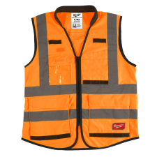 Milwaukee Milwaukee Prémium Láthatósági mellény, narancssárga - 2XL/3XL 1 db láthatósági ruházat