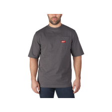 Milwaukee Milwaukee WTSSG-M Rövid ujjú zsebes póló Sötétszürke munkaruha