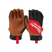 Milwaukee Munkavédelmi kesztyű Hybrid bőr M-es MILWAUKEE védőkesztyű