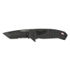 Milwaukee Összecsukható kés, fogazott élű, D2 acél, fekete MILWAUKEE