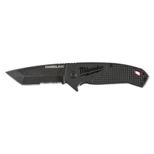 Milwaukee Összecsukható kés, fogazott élű, D2 acél, fekete MILWAUKEE barkácskés