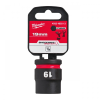Milwaukee Shockwave Impact Duty™ 1/2"-os gépi dugókulcs fej, rövid, 6-lapú, 19 mm