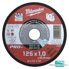 Milwaukee Vágókorong fémre 115x1,0x22,2 inox egyenes SC41 PRO+ tisztító- és takarítószer, higiénia
