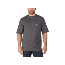  Milwaukee WTSSG-M Rövid ujjú zsebes póló Sötétszürke