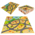 MIM-235 Gyerek szafari puzzle habos szőnyeg 9 elemes 93x93cm