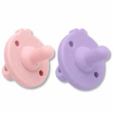 Mimijo Szilikon játszó cumi 2db - Rózsaszín/Lila cumi