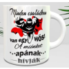 Minden családban van egy hős apa bögre - Szülinapos belső