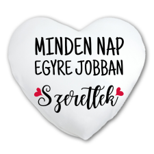 Minden nap egyre jobban szeretlek - Páros Párna egyedi ajándék