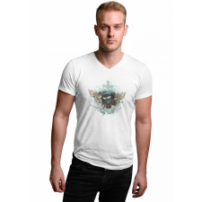  Mindent látó szem - Férfi V Nyakú Póló férfi póló