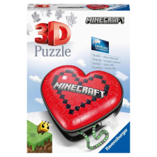 Minecraft 3D szív puzzle puzzle, kirakós