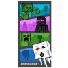 Minecraft Adventure Time fürdőlepedő, strand törölköző 70x140cm