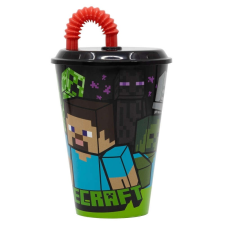  Minecraft - bögre szívószállal 430 ml bögrék, csészék