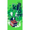 Minecraft Boom fürdőlepedő, strand törölköző 70x140cm