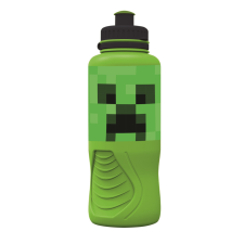 Minecraft Ergo kulacs, sportpalack 430 ml kulacs, kulacstartó