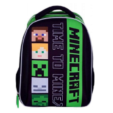 Minecraft ergonomikus iskolatáska, merevfalú Heads iskolatáska