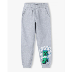 Minecraft Grey gyerek hosszú nadrág, jogging alsó 8 év / 128 cm