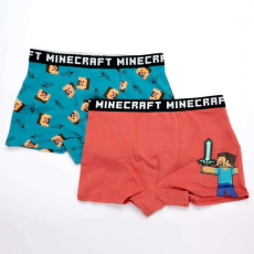 Minecraft gyerek boxeralsó 2 darab/csomag 9 év