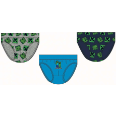 Minecraft gyerek fehérnemű, alsó 3 darab/csomag 9 év