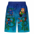 Minecraft Gyerek fürdőruha, Steve Blue, 134 cm, 9 év, Kék
