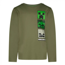 Minecraft gyerek hosszú ujjú póló szürke creeper 6 év gyerek póló