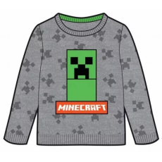 Minecraft gyerek kötött pulóver