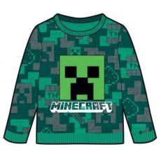 Minecraft gyerek kötött pulóver 12év