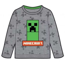 Minecraft gyerek kötött pulóver szürke 10év gyerek pulóver, kardigán