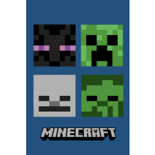 Minecraft Hostile Mobs polár takaró 100*150cm lakástextília