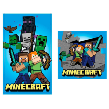 Minecraft kéztörlő, arctörlő, törölköző szett lakástextília